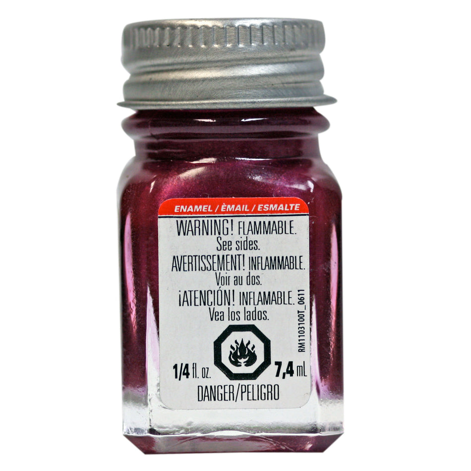 Enamel 1/4oz Metal Flak Purple