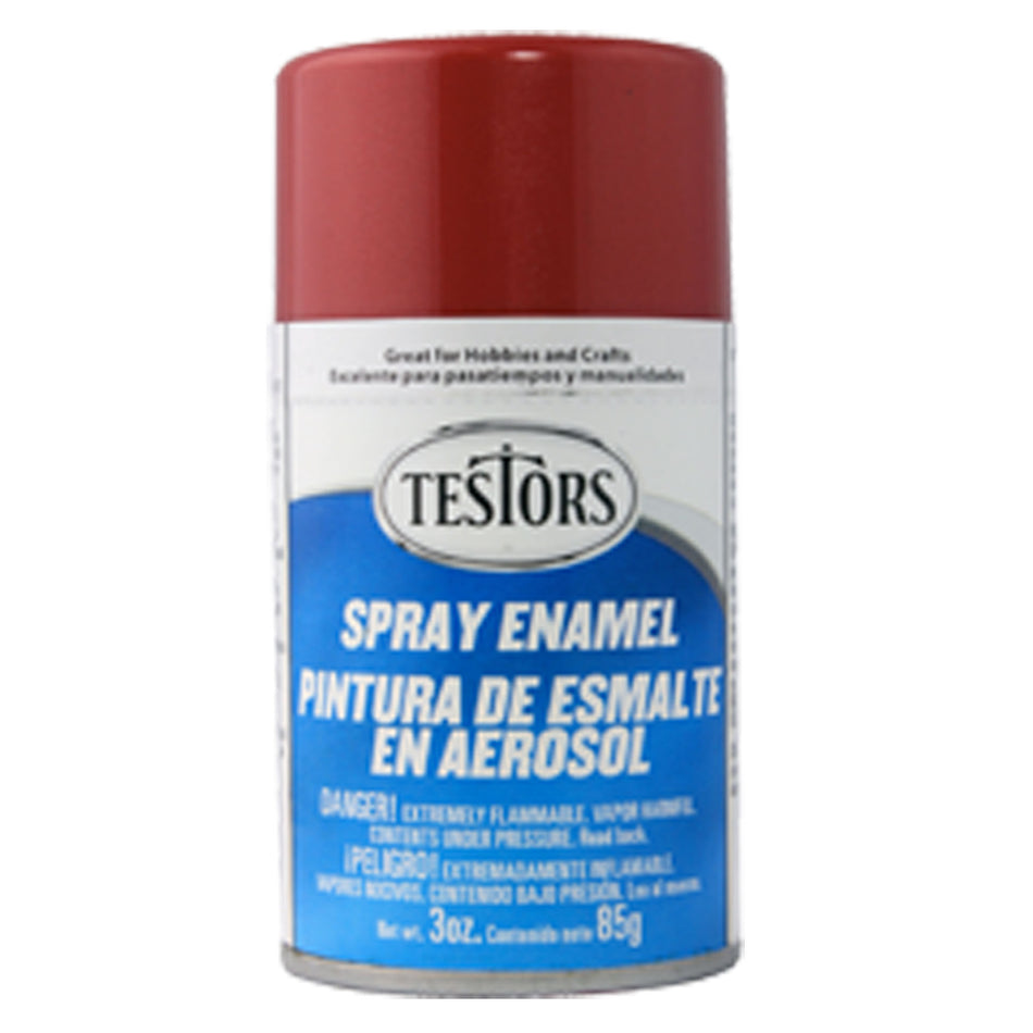 Testors Enamel Spray 3oz Ruby Red Metal Flake