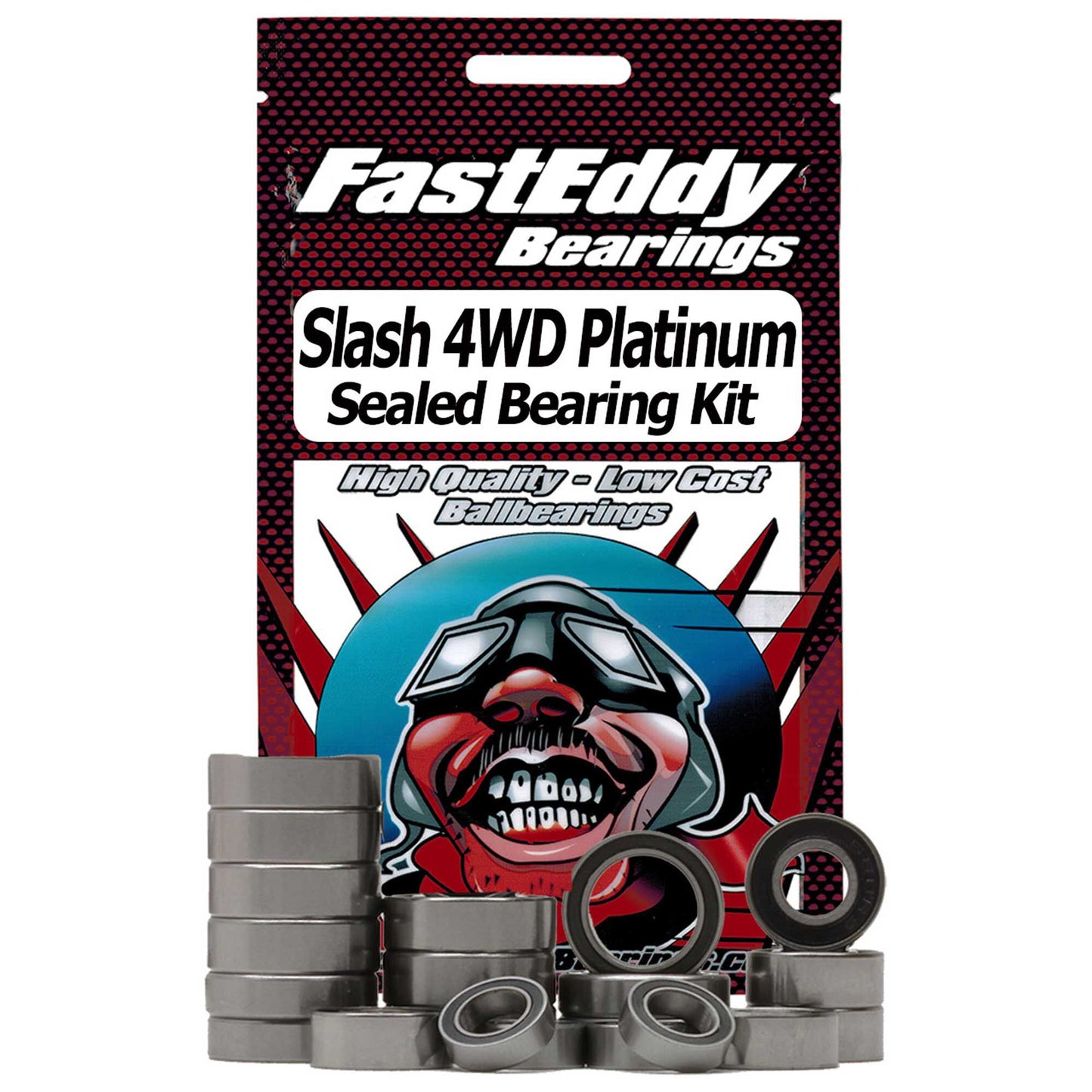 Fast Eddy Sealed Bearing Kit: Traxxas Slash 4WD Platinum