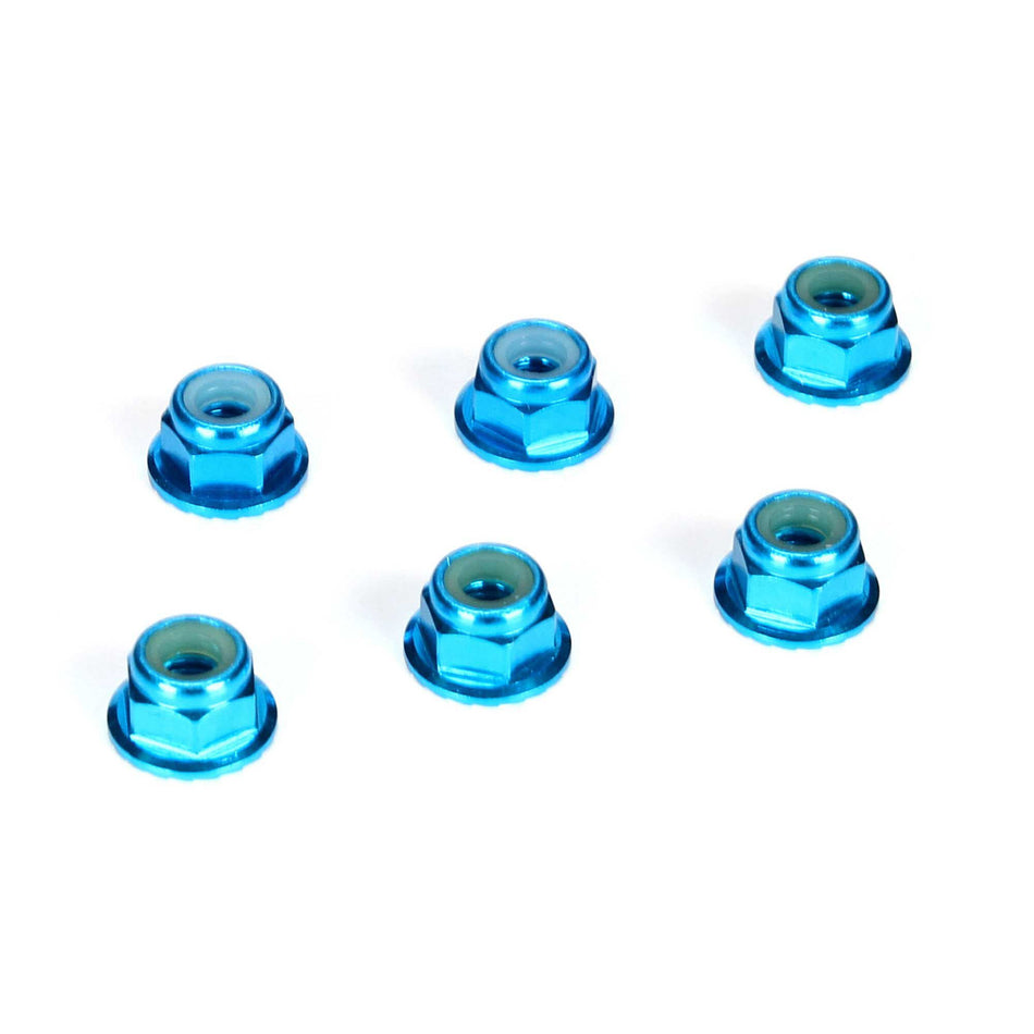 4mm Aluminum Serrated Lock Nut