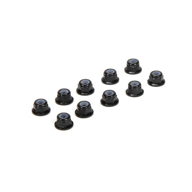 M3 Flanged Aluminum Lock Nuts,