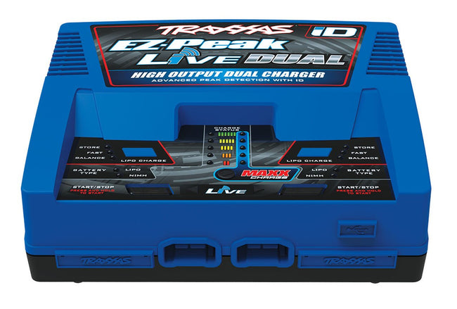 2973 Charger, EZ-Peak Live Dual, 200W, NiMH/LiPo with iD Auto Battery Identification