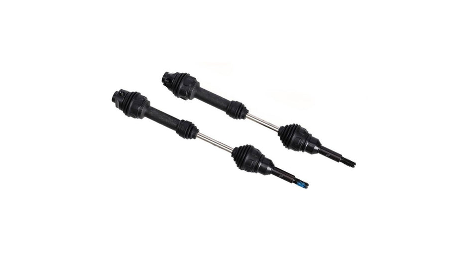 6852R Driveshafts, Rear, steel-spline constant-velocity Slash