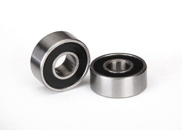 5104A Ball bearings, black rubber sealed (4x10x4mm) (2)