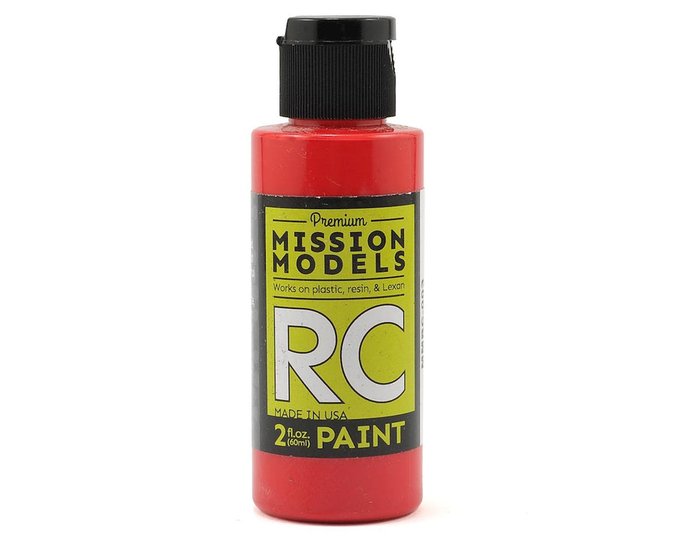 Mission Models Red Acrylic Lexan Body Paint (2oz)