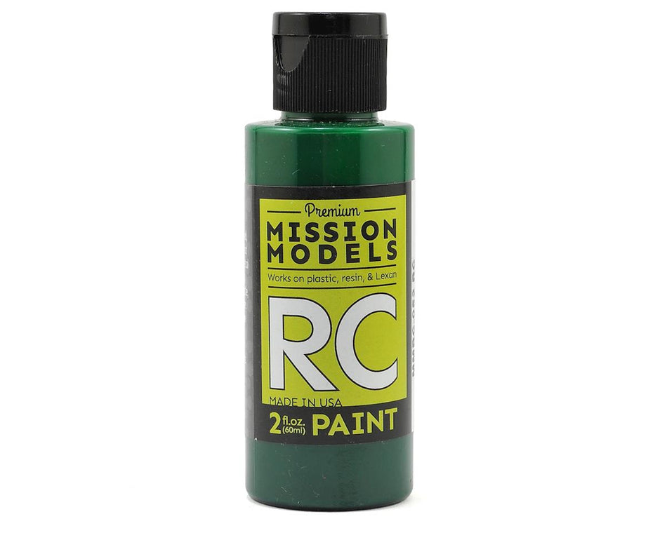 Mission Models Translucent Green Acrylic Lexan Body Paint (2oz)