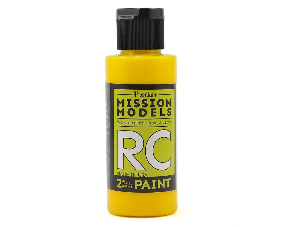 Mission Models Translucent Yellow Acrylic Lexan Body Paint (2oz)