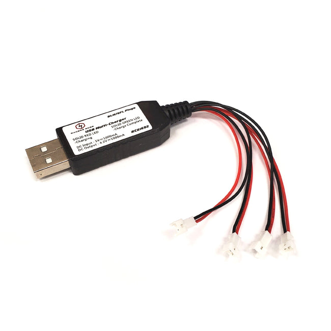 USB Multi-Charger for Charging Up To 4 1S Lipo