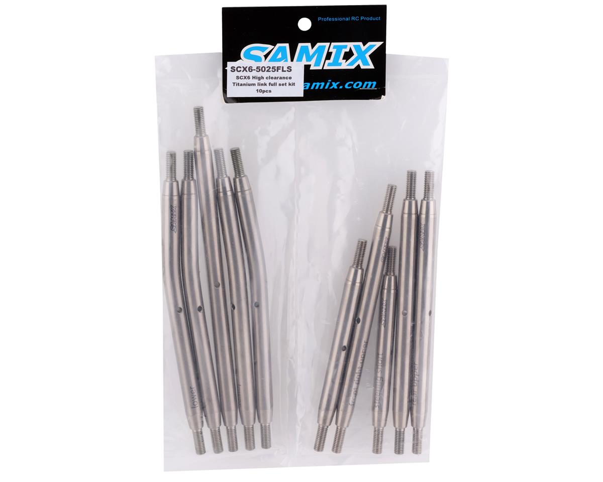 Samix Axial SCX-6 Titanium High Clearance Link Set(10)