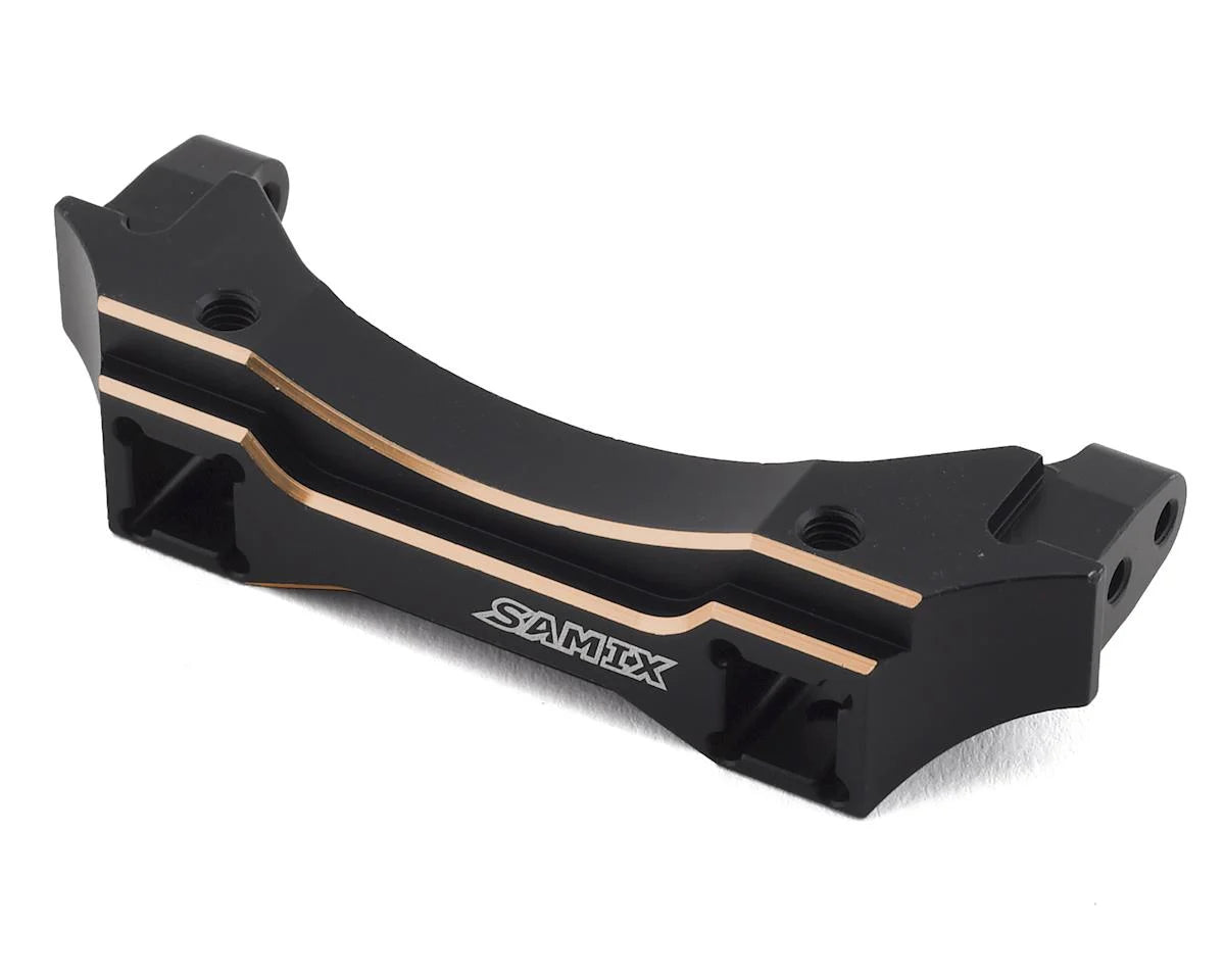 Samix Brass Front Bumper Mount Set fits Traxxas TRX-4™ (Black)