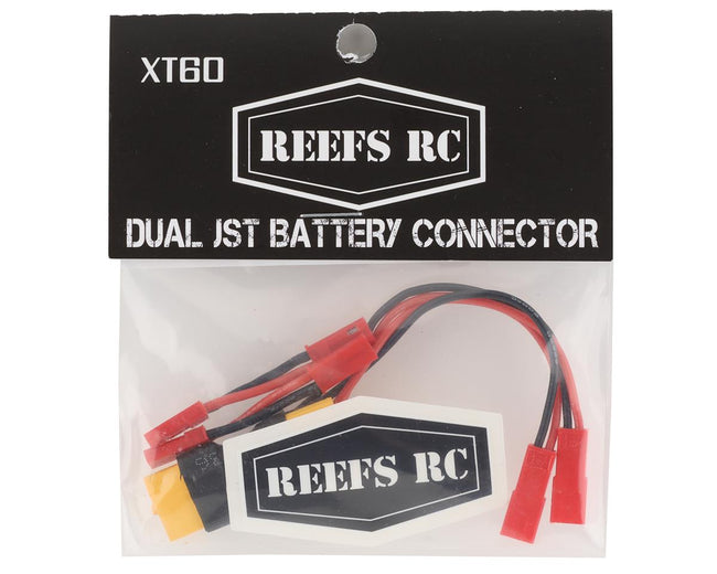 REEFS RC  XT60 Dual JST Connector w/ 2 Male-Male Adaptors