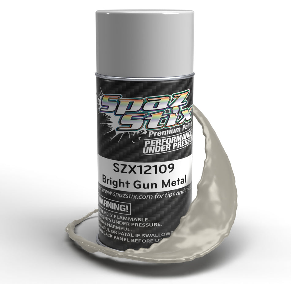 Bright Gun Metal Aerosol Paint, 3.5oz Can