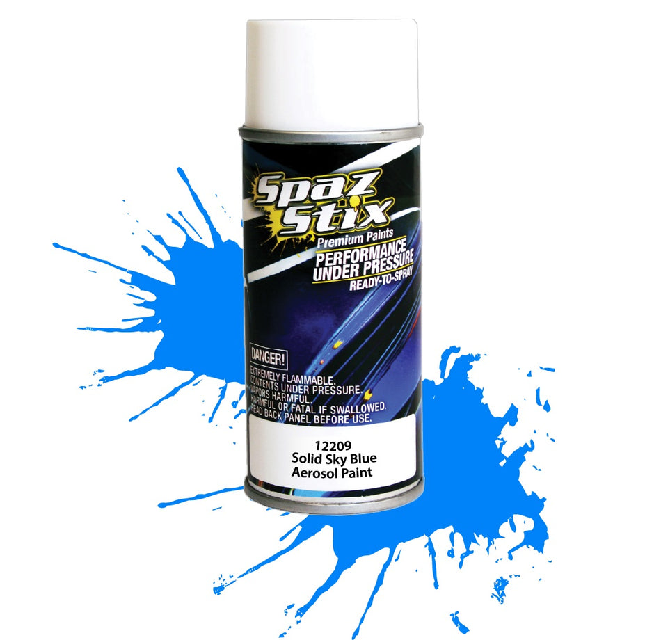 Solid Sky Blue Aerosol