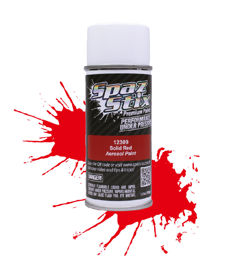 Solid Red Aerosol Paint 3.5oz