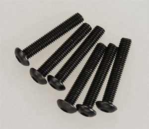 2583 Screws, 3x18mm button-head machine (hex drive) (6)