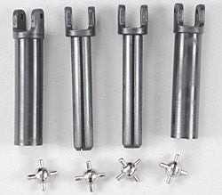 1951 Half shafts, long truck (external-splined (2) & internal-splined (2)/ metal U-joints (4)